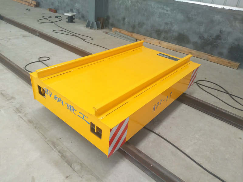 Cable Reel Powered Warehouse Flat Car on Rail Remote کنٹرول کے ساتھ