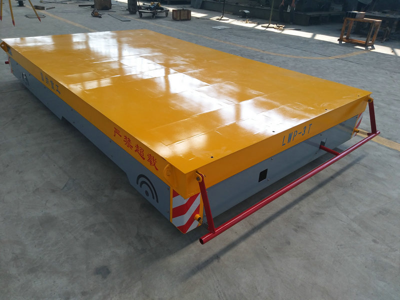 3T بیٹری چلانے والی صنعتی ٹرانسپورٹ پلیٹ فارم