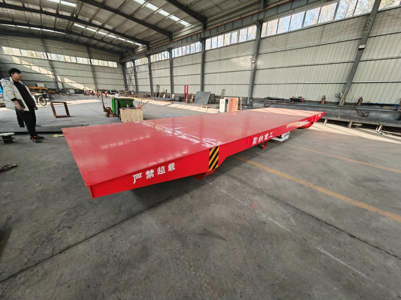 20 ٹن اپنی مرضی کے مطابق کم وولٹیج Powered Steel Rail Transfer Trolley