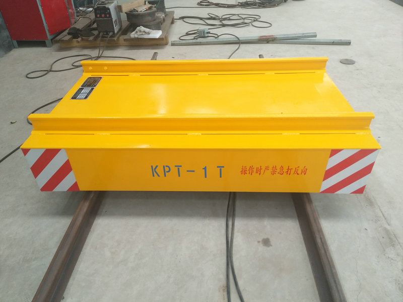 Cable Reel Powered Warehouse Flat Car on Rail Remote کنٹرول کے ساتھ